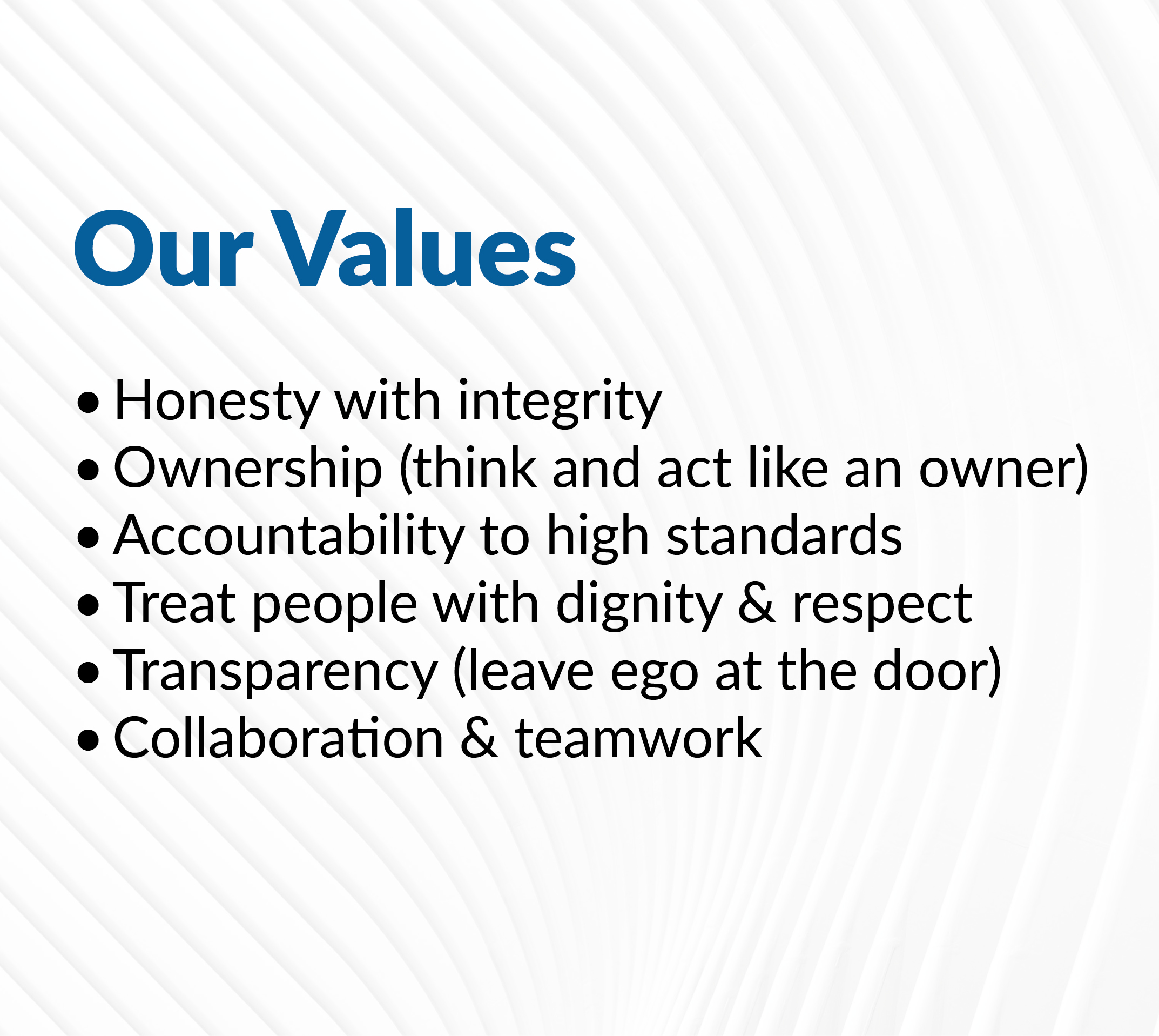 Mission Vision Values Mission Vision Values