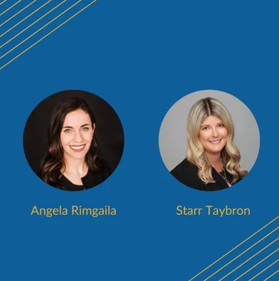 Two headshots of Women in Insurance